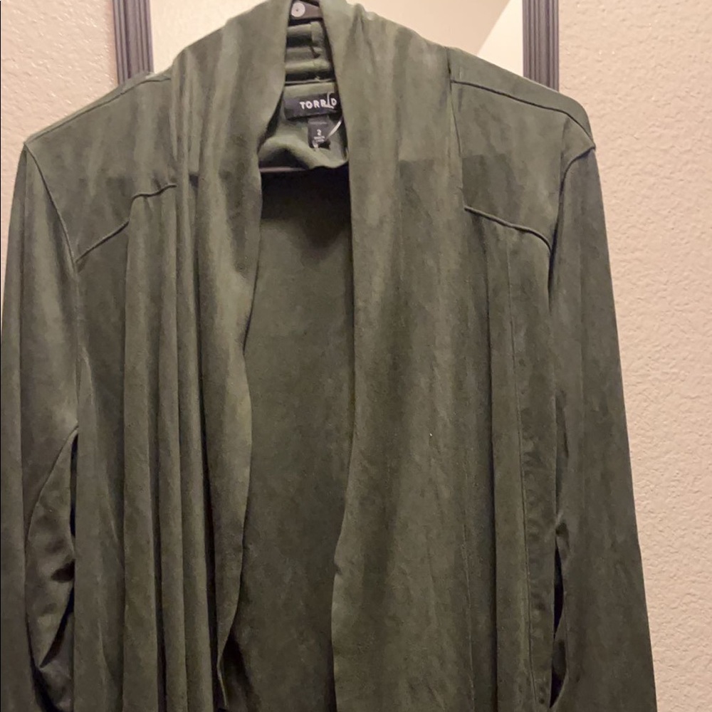 Cardigan/ blazer green never been used